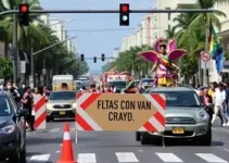 mudanças no trânsito para as prévias de Carnaval