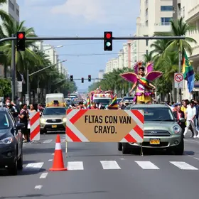 mudanças no trânsito para as prévias de Carnaval