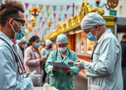 serviços de saúde durante o carnaval