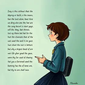 poema escrito por estudante